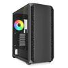 SHARKOON AK2 RGB  (SCHWARZ, TEMPERED GLASS)