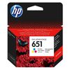HP ΜΕΛΆΝΙ INKJET NO.651 TRI-COLOUR (C2P11AE) (HPC2P11AE)