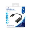 ΚΑΛΏΔΙΟ MEDIARANGE HDMI HIGH SPEED TO MINI DISPLAYPORT CONVERTER, GOLD-PLATED, HDMI SOCKET/MINI DP PLUG, 10 GBIT/S DATA TRANSFER RATE, 15CM, BLACK (MRCS176)