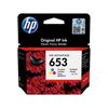 HP ΜΕΛΆΝΙ INKJET NO.653 TRI-COLOUR (3YM74AE) (HP3YM74AE)