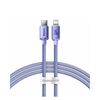 BASEUS CRYSTAL SHINE BRAIDED USB-C TO LIGHTNING CABLE 20W ΜΩΒ 1.2M (CAJY000205) (BASCAJY000205)