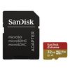 SANDISK EXTREME MICROSDHC 32GB CLASS 10 U3 V30 A1 UHS-I ΜΕ ΑΝΤΆΠΤΟΡΑ