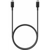 SAMSUNG REGULAR USB 2.0 CABLE USB-C MALE - USB-C MALE ΜΑΎΡΟ 1M (EP-DN975BBEGWW) (SAMEP-DN975BBEGWW)