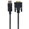 GEMBIRD CC-DPM-DVIM-3M DISPLAYPORT CABLE (M) - > DVI-D (24+1) 3M (CC-DPM-DVIM-3M) (GEMCC-DPM-DVIM-3M)