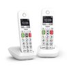 GIGASET WIRELESS LANDLINE PHONE E290 DUO WHITE (L36852-H2901-D202) (GGSE290DUO-WH)