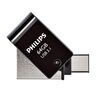 PHILIPS 2-IN-1 64GB USB 3.1 STICK ΜΕ ΣΎΝΔΕΣΗ USB-C ΜΑΎΡΟ (PHUSB64G2IN1OTGGU3C) (PHIPHUSB64G2IN1OTGGU3C)