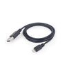 GEMBIRD CC- USB2-AMLM-2M CABLE ( USB 2.0 M - LIGHTNING M; 2M; BLACK) (CC-USB2-AMLM-2M) (GEMCC-USB2-AMLM-2M)