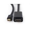 GEMBIRD CABLE MINI DISPLAYPORT MALE - HDMI MALE 1.8M (CC-MDP-HDMI-6) (GEMCC-MDP-HDMI-6)