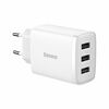 BASEUS ΦΟΡΤΙΣΤΉΣ ΧΩΡΊΣ ΚΑΛΏΔΙΟ ΜΕ 3 ΘΎΡΕΣ USB-A 17W ΛΕΥΚΌΣ (CCXJ020102) (BASCCXJ020102)