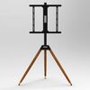 AXRED ARTISSIMO 23”-60” ΕΠΙΔΑΠΈΔΙΑ ΒΆΣΗ ΤΗΛΕΌΡΑΣΗΣ ΤΡΊΠΟΔΗ ΜΕ ΦΙΝΊΡΙΣΜΑ ΞΎΛΟΥ (11967) (AXARTISSIMO)