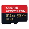 SANDISK EXTREME PRO MICROSDXC 512GB CLASS 10 U3 V30 A2 UHS-I ΜΕ ΑΝΤΆΠΤΟΡΑ