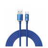 BASEUS CRYSTAL SHINE BRAIDED USB 2.0 CABLE USB-C MALE - USB-A MALE ΜΠΛΕ 2M (CAJY000503) (BASCAJY000503)