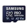 SAMSUNG PRO ULTIMATE MICROSDXC 512GB CLASS 10 U3 V30 A2 UHS-I WITH USB ADAPTER (MB-MY512SB/WW) (SAMMB-MY512SB-WW)