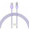 BASEUS FAST CHARGING CABLE  USB-A TO LIGHTNING EXPLORER SERIES 1M 2.4A PURPLE (CATS010005) (BASCATS010005)