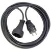 BRENNENSTUHL QUALITY PLASTIC EXTENSION CABLE 5M BLACK H05VV-F 3G1,5 (1165440) (BNN1165440)