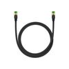 BASEUS ΚΑΛΏΔΙΟ ΔΙΚΤΎΟΥ ETHERNET RJ45 CAT.8 ΜΕ ΠΛΕΚΤΌ ΠΕΡΊΒΛΗΜΑ, 40GBPS, 1M ΜΑΎΡΟ (B0013320C111-01) (BASB0013320C111-01)