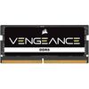 CORSAIR RAM SODIMM XMS5 8GB CMSX8GX5M1A4800C40, DDR5, 4800MHZ, LATENCY 40-40-40-77, 1.1V, VENGEANCE, BLACK, LTW.