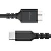 MEDIARANGE USB 3.0 MICRO-B TO USB TYPE-C CABLE, 50CM, BLACK (MRCS257)