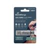 MEDIARANGE USB 3.2 GEN 1 COMBO FLASH MEMORY DRIVE WITH USB-A AND USB-C®, WITH PROTECTIVE CAPS, SILVER, 1TB (MR941-1)