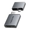 CABLETIME CARD READER CT-ACCD3-AG ΓΙΑ SD & MICRO SD, USB 3.0, 5GBPS, ΓΚΡΙ