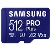 SAMSUNG PRO PLUS MICROSDXC 512GB U3 V30 A2 UHS-I (MB-MD512SA/EU) (SAMMB-MD512SA-EU)