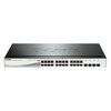 D-LINK SWITCH DGS-1210-24P, 24 GBIT PORTS / 12 POE PORTS