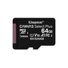 KINGSTON MEMORY CARD MICROSD SDCS2/64GBSP, CLASS 10,NO SD ADAPTER