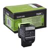 LEXMARK CS310/410/510 BLK TONER CRTR SC (702K) RETURN 1K (70C20K0) (LEX70C20K0)