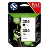 HP ΜΕΛΆΝΙ INKJET NO.304 2-PACK (3JB05AE) (HP3JB05AE)