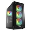 SHARKOON TG6M RGB MIDI TOWER ΜΑΎΡΟ (TG6MRGB) (SHRTG6MRGB)