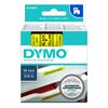ΤΑΙΝΊΑ ΕΤΙΚΕΤΟΓΡΆΦΟΥ DYMO STANDARD 45808 19 MM X 7 M (ΜΑΎΡΑ ΓΡΆΜΜΑΤΑ ΣΕ ΚΊΤΡΙΝΟ ΦΌΝΤΟ) (S0720880) (DYMO45808)
