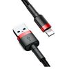 BASEUS LIGHTNING CAFULE CABLE 2A, 3M RED/BLACK (CALKLF-R91) (BASCALKLF-R91)