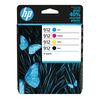 HP ΜΕΛΆΝΙ INKJET 912 4-PACK CMYK (6ZC74AE) (HP6ZC74AE)
