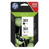HP ΜΕΛΆΝΙ INKJET NO.301 COMBO 2-PACK (N9J72AE) (HPN9J72AE)