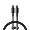 BASEUS TUNGSTEN GOLD CABLE TYPE-C TO TYPE-C 100W 1M BLACK (CATWJ-01) (BASCATWJ-01)