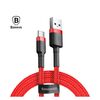 BASEUS CAFULE BRAIDED USB 2.0 CABLE USB-C MALE - USB-A MALE ΚΌΚΚΙΝΟ 3M (CATKLF-U09) (BASCATKLFU09)