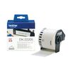 BROTHER LABEL PRINTER TAPE BLACK ON WHITE 62MM WIDE (DK-22205) (BRODK22205)