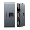BASEUS HUB MATRIX HDMI SWITCHER (2IN1 OR 1IN2) SPACE GRAY (CAHUB-BC0G) (BASCAHUB-BC0G)