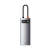 BASEUS METAL GLEAM SERIES USB-C DOCKING STATION ΜΕ HDMI 4K PD ETHERNET ΑΣΗΜΊ (CAHUB-CW0G) (BASCAHUBCW0G)