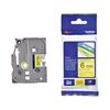 BROTHER TZE-621 LABELLING TAPE CASSETTE – BLACK ON YELLOW, 9MM WIDE (TZE621) (BROTZE621)