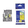 BROTHER TZE-631 LABELLING TAPE – BLACK ON YELLOW, 12MM WIDE (TZE631) (BROTZE631)