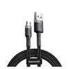 BASEUS CAFULE BRAIDED USB 2.0 TO MICRO USB CABLE ΜΑΎΡΟ 3M (CAMKLF-HG1) (BASCAMKLF-HG1)
