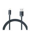 BASEUS CRYSTAL SHINE BRAIDED USB TO LIGHTNING CABLE ΜΑΎΡΟ 1.2M (CAJY000001) (BASCAJY000001)