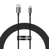 BASEUS CABLE USB TO USB-C SUPERIOR 100W 2M BLACK (P10320102114-02) (BASP10320102114-02)