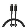 BASEUS TYPE-C - LIGHTNING TUNGSTEN GOLD FAST CHARGING CABLE PD 20W 2M BLACK (CATLWJ-A01) (BASCATLWJ-A01)