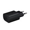 SAMSUNG TRAVEL ADAPTER USB-C 25W  BLACK (EP-TA800NBEGEU) (SAMEP-TA800NBEGEU)
