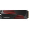 SAMSUNG SSD 990 PRO 1TB PCIE 4.0 (NVME) R7450/W6900 MB/S W/ HEATSINK (MZ-V9P1T0CW) (SAMMZ-V9P1T0CW)