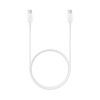 SAMSUNG CABLE USB-C TO USB-C WHITE (EP-DA705BWEGWW) (SAMEP-DA705BWEGWW)