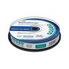 MEDIARANGE DVD+R DUAL LAYER 240' 8.5GB 8X INKJET FULLSURFACE PRINTABLE CAKE BOX X 10 (MR468)