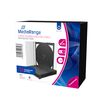 MEDIARANGE CD JEWELCASE FOR 2 DISCS 10.4MM BLACK PACK 5 (MRBOX31-2)